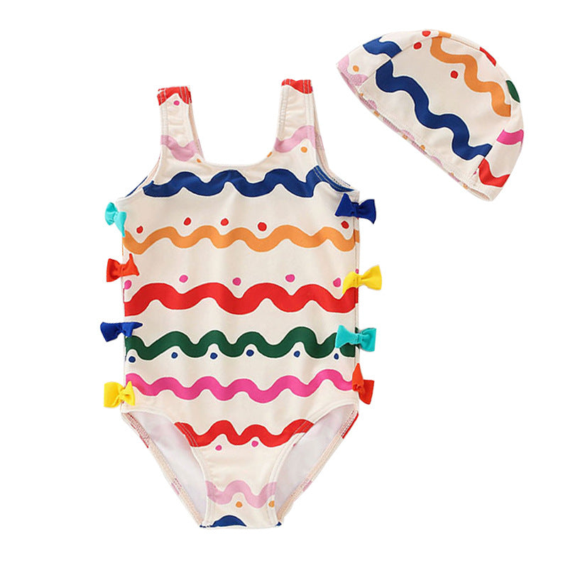 Wholesale One piece Kids Nylon Swimwear